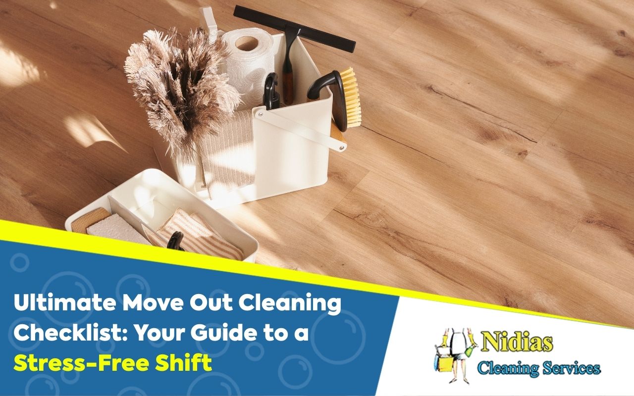 Essential supplies for completing a Move Out Cleaning Checklist