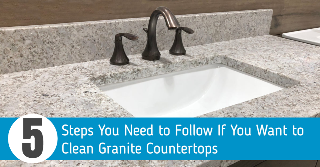 how to clean granite countertops