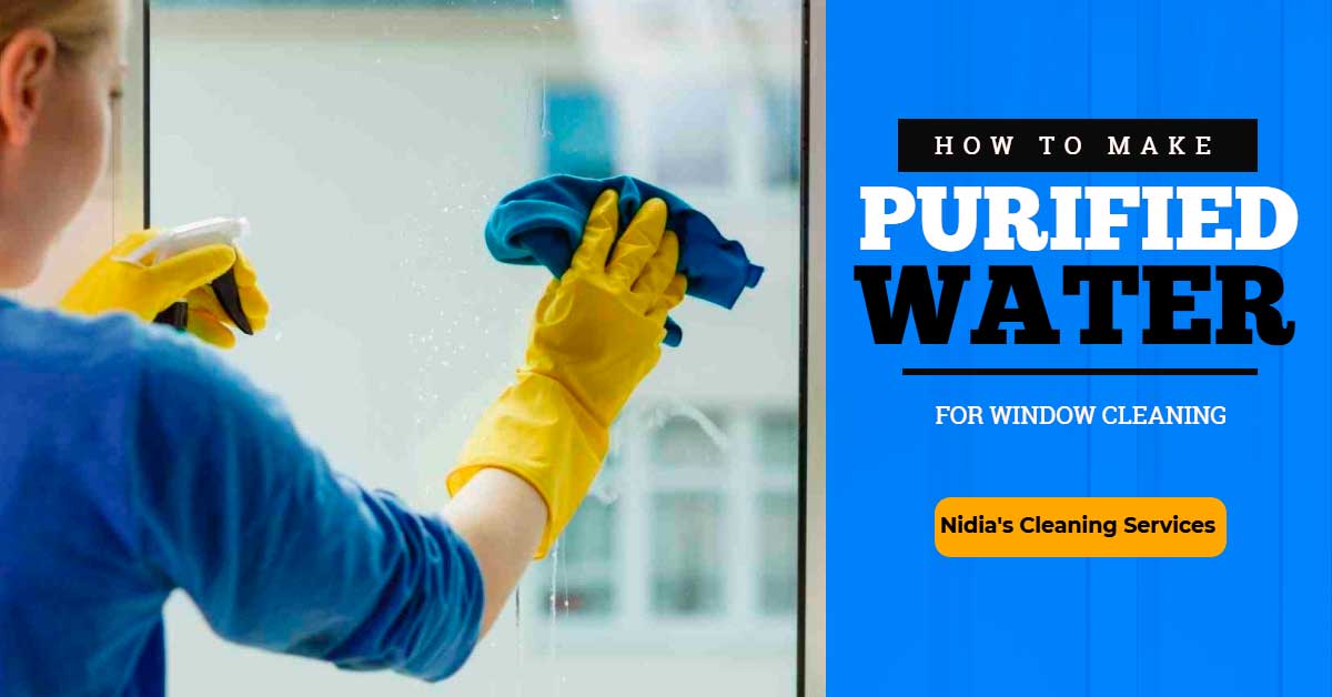 How to Make Purified Water for Window Cleaning