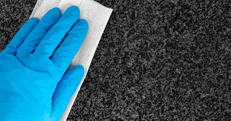 how to remove stains from granite countertops