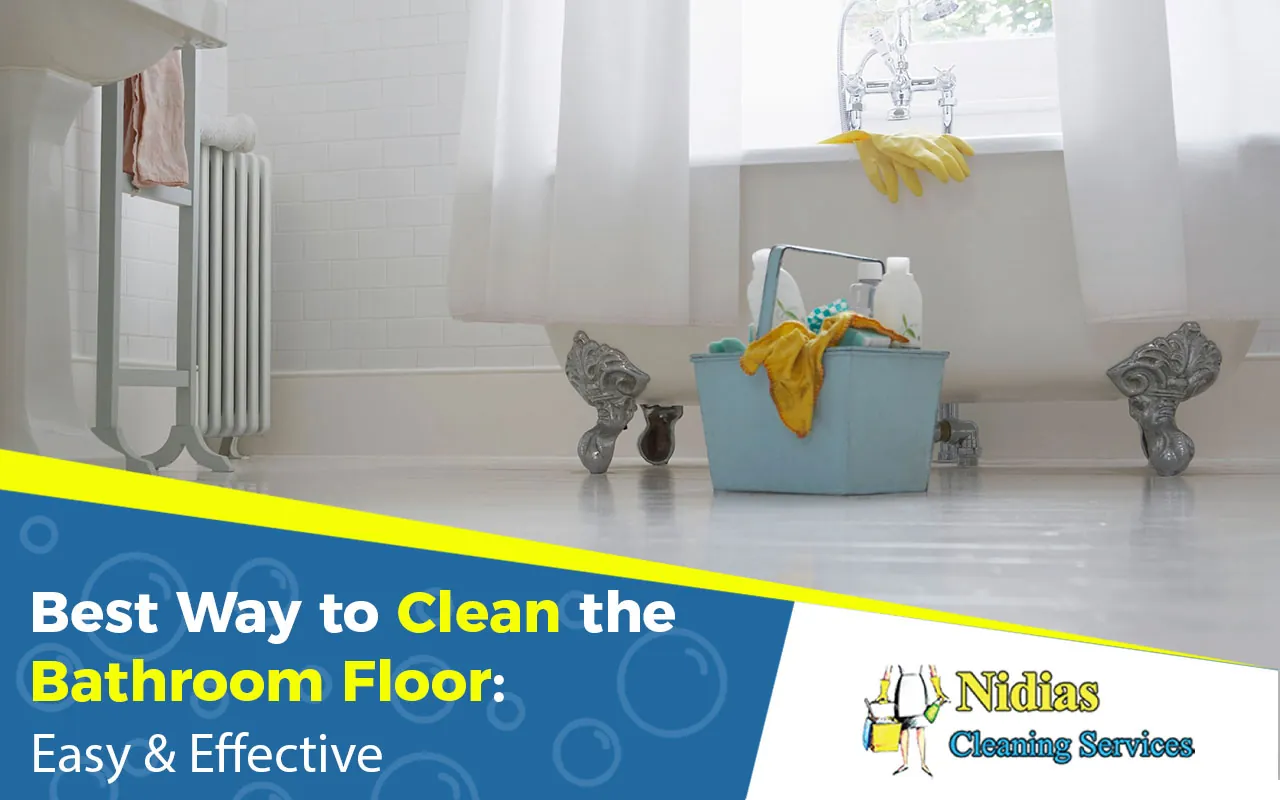 Best Way to Clean the Bathroom Floor.