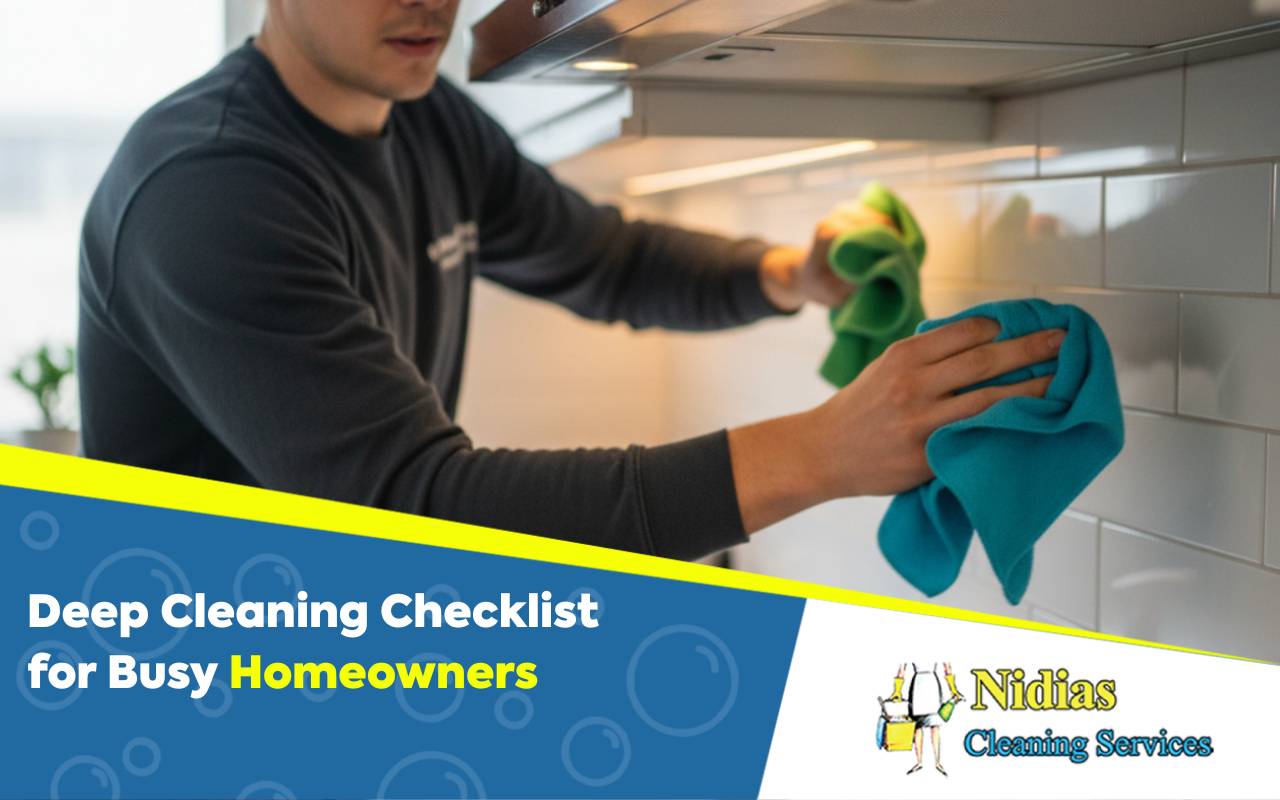 Kitchen deep cleaning steps (fall edition) for a fresh and organized cooking space